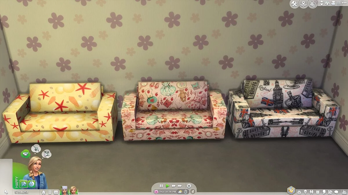 The Sims 4 — New colors of sofas