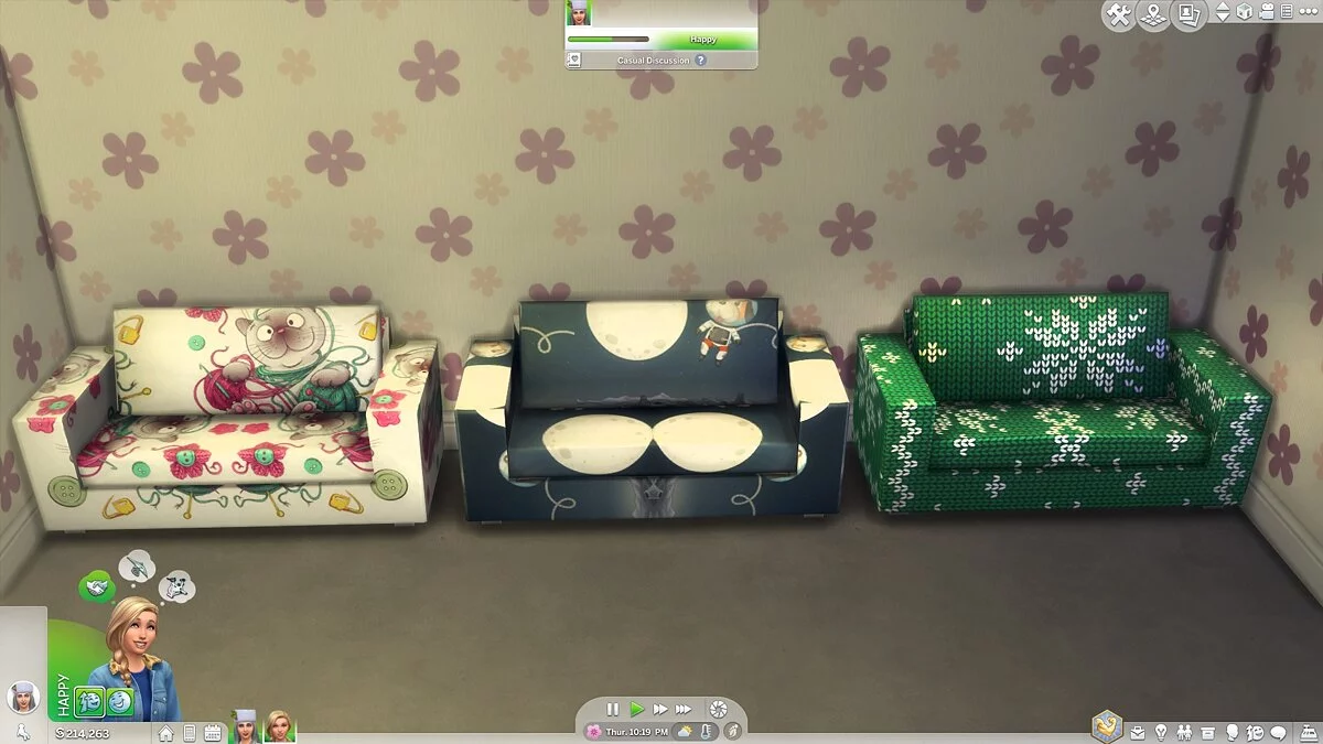 The Sims 4 — Нові забарвлення диванів
