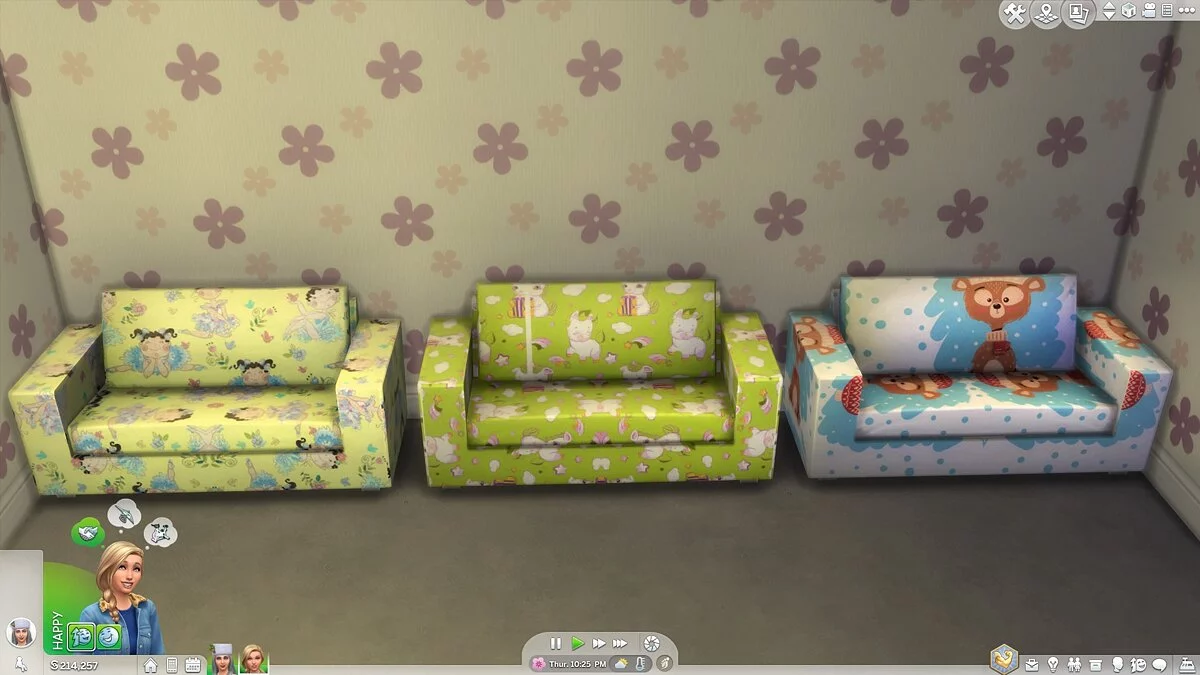 The Sims 4 — Нові забарвлення диванів