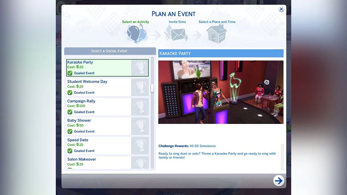 The Sims 4 — Karaoke party