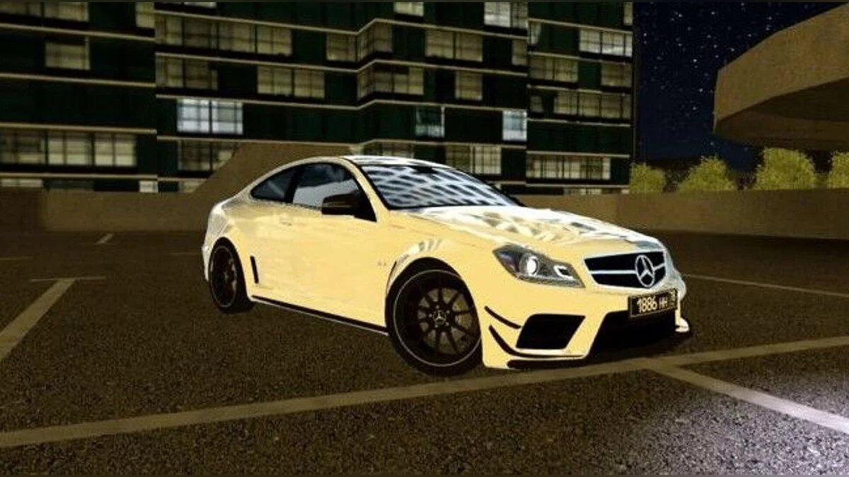 City Car Driving — Mercedes-Benz C63 AMG Blatsk Serie Coupé