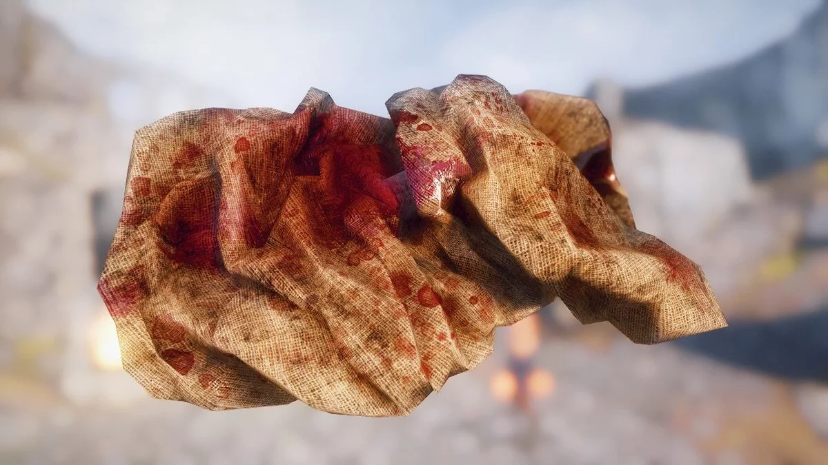 Elder Scrolls 5: Skyrim Special Edition — HD кровавые тряпки