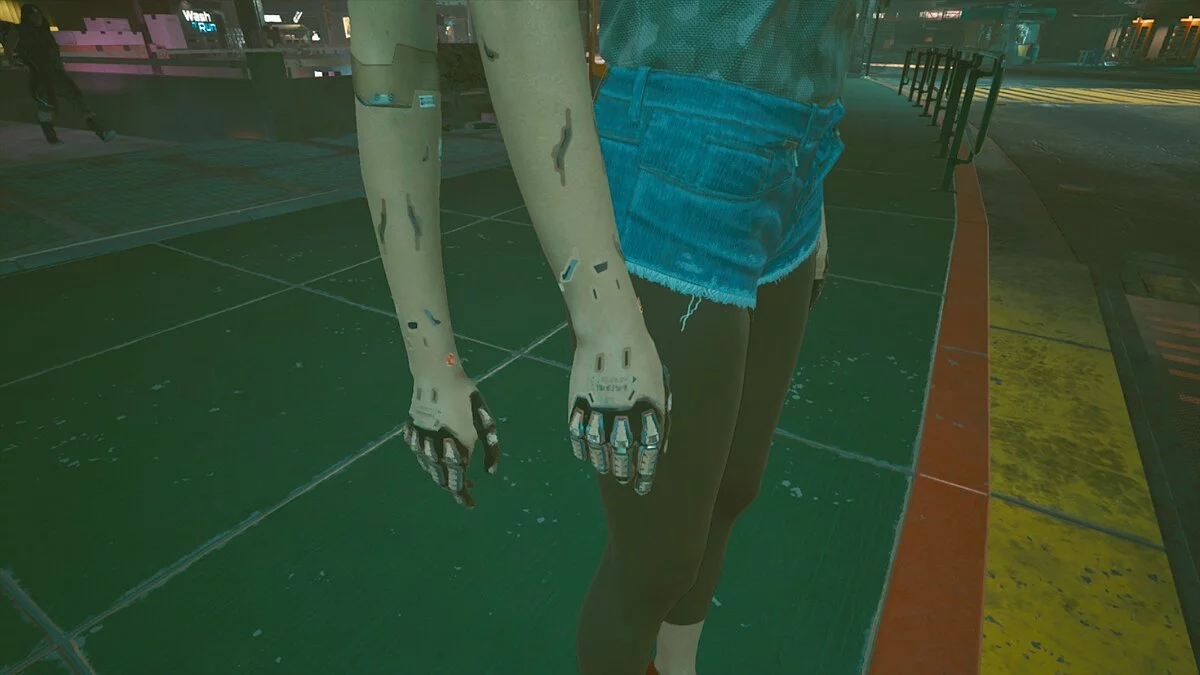 Cyberpunk 2077 — Хромовані руки горили