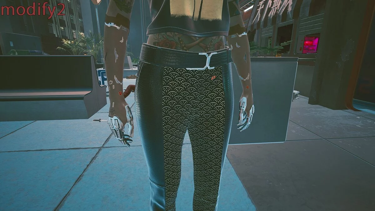 Cyberpunk 2077 — Хромовані руки горили
