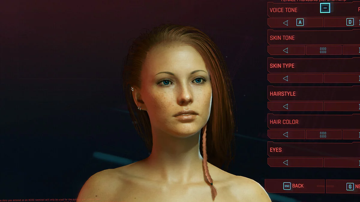Cyberpunk 2077 — Женский пресет для Ви