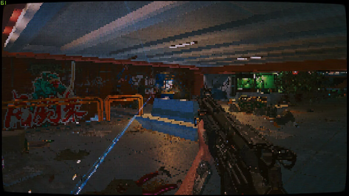 Cyberpunk 2077 — Графіка у стилі гри DOOM