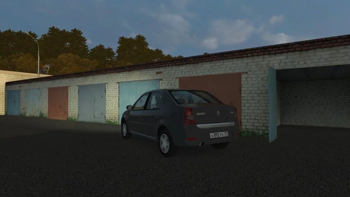 City Car Driving — Ренаульт Логан