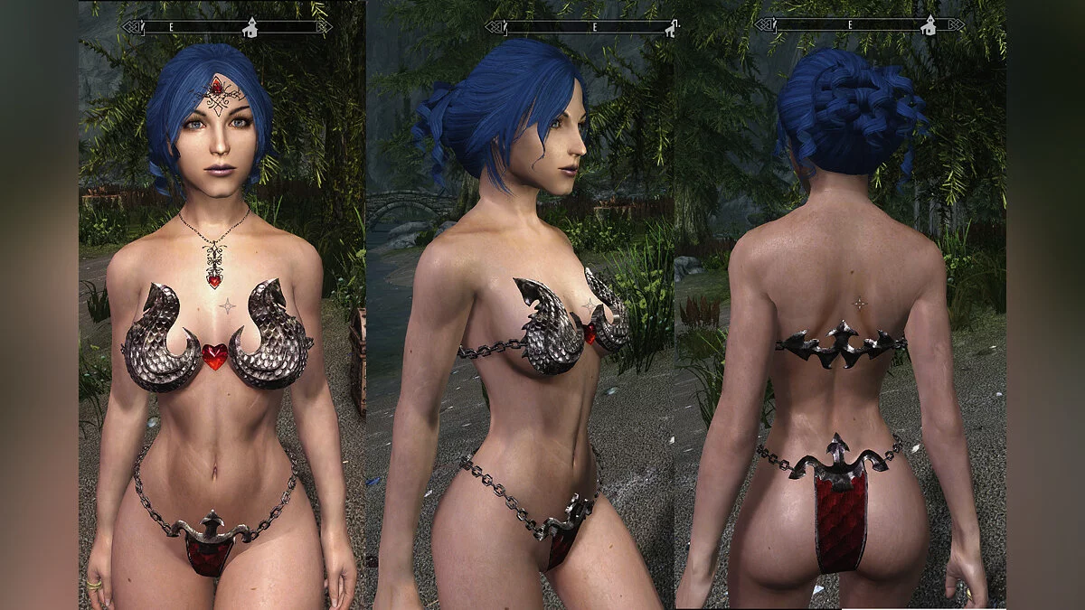 Elder Scrolls 5: Skyrim Special Edition — Даэдрическое бикини CBBE
