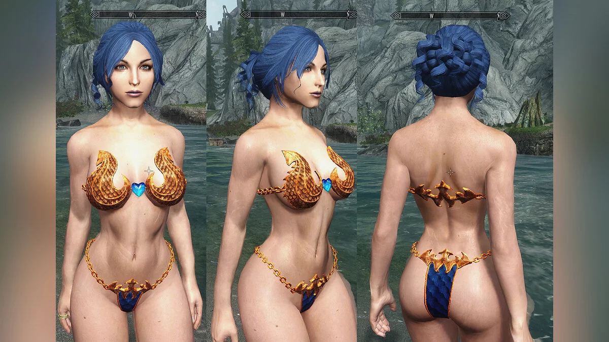 Elder Scrolls 5: Skyrim Special Edition — Даэдрическое бикини CBBE
