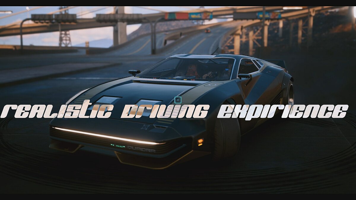 Cyberpunk 2077 — Realistic driving