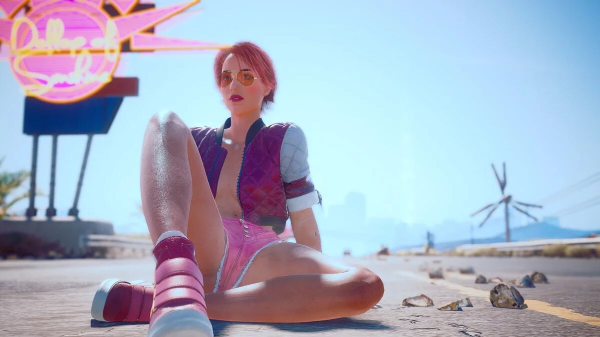 Cyberpunk 2077 — Короткие шорты и сексуальные куртки