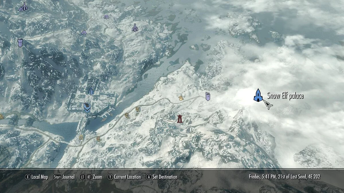 Elder Scrolls 5: Skyrim Special Edition — Дворец снежных эльфов