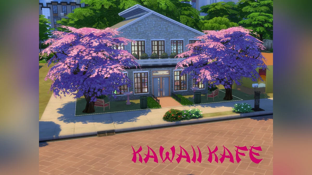 The Sims 4 — café kawaii