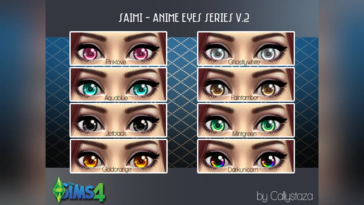 The Sims 4 — ojos de anime v2