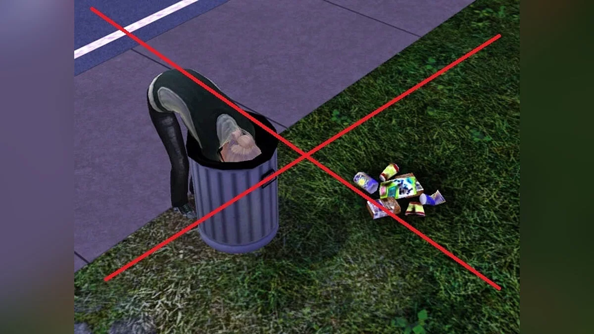 The Sims 4 — Sims will no longer crawl through trash cans autonomously