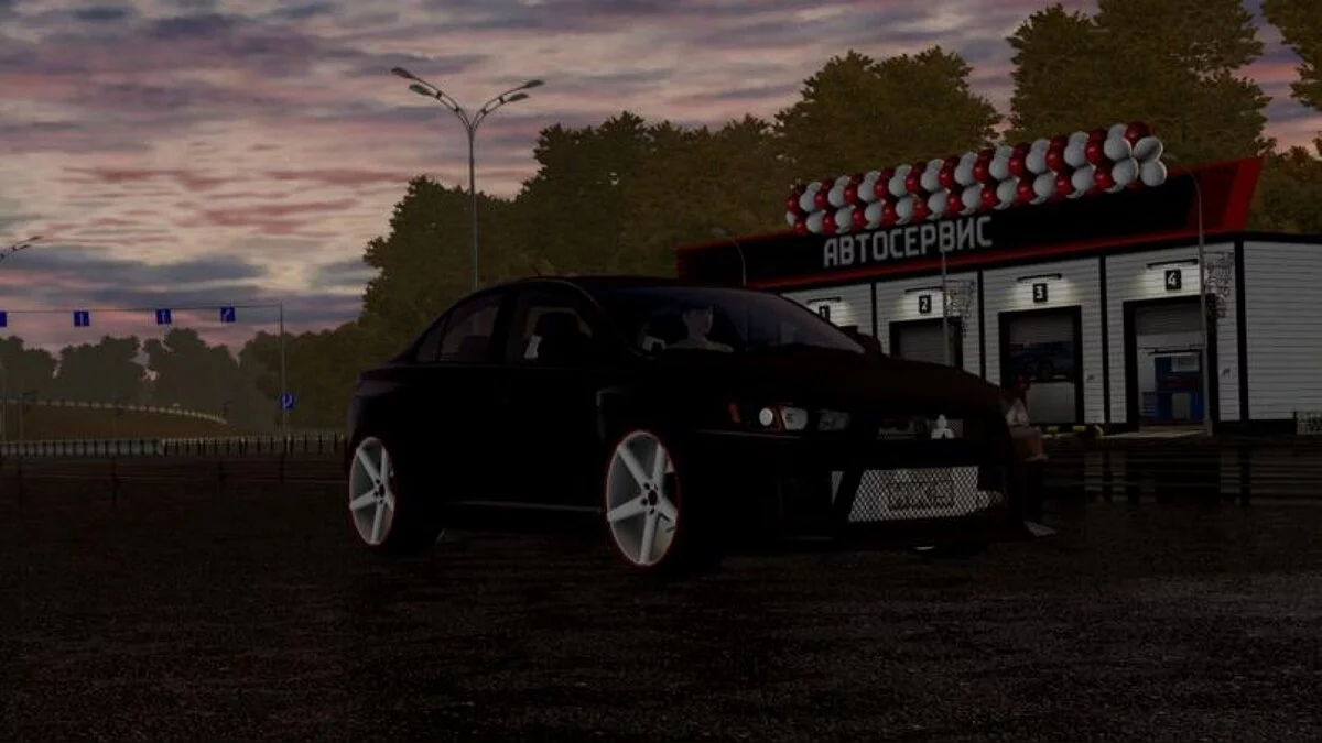 City Car Driving — Mitsubishi Lancer X Evo Tuning