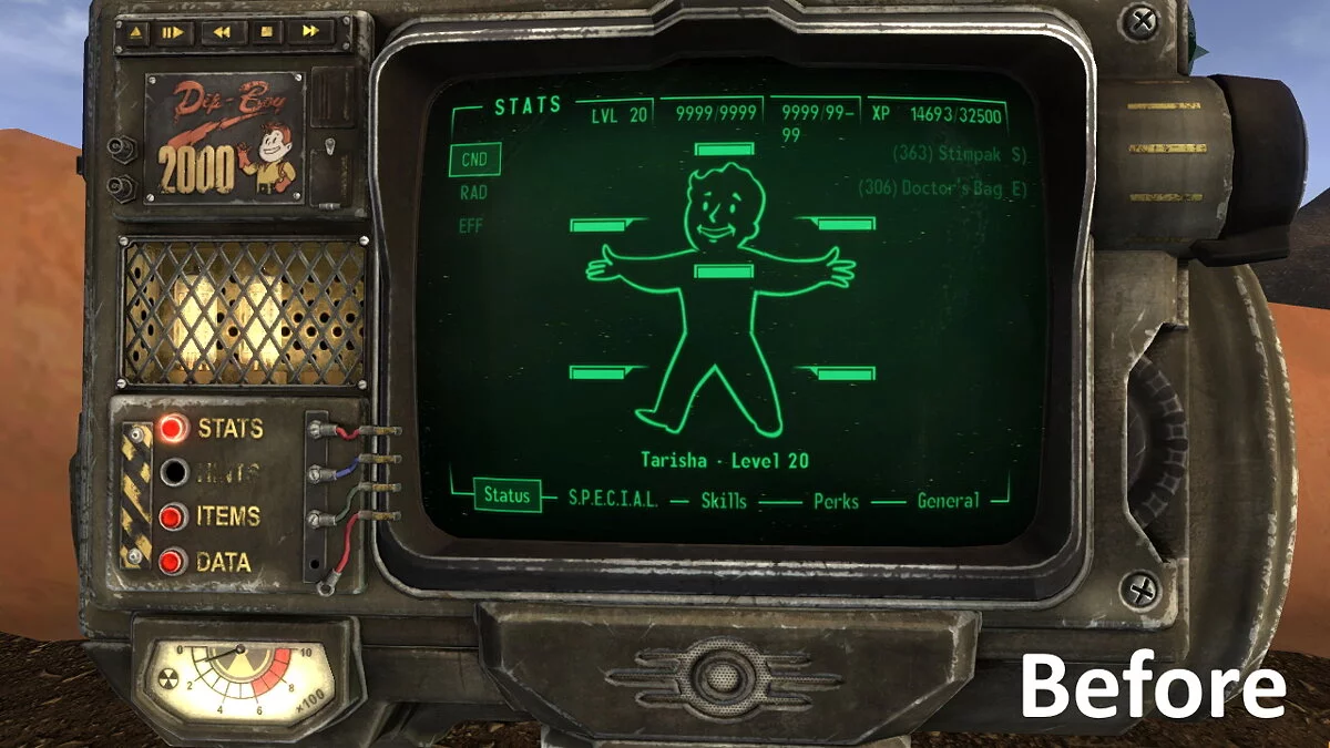 Fallout: New Vegas — Дополнительные кнопки Frontier Pip-Boy 2000