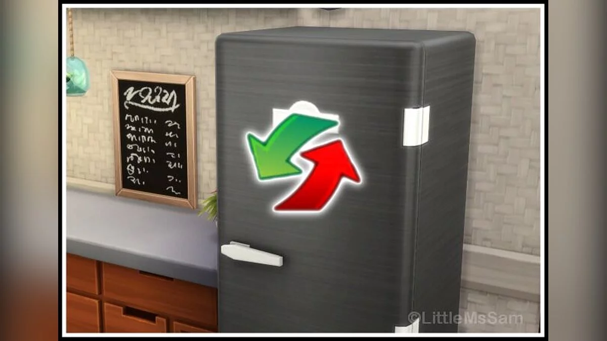 The Sims 4 — Moving the harvest to the refrigerator (01/16/2021)