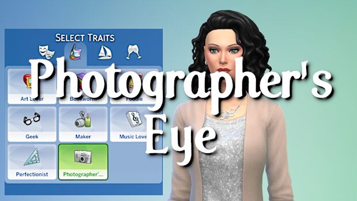 The Sims 4 — Character Trait: Born Photographer