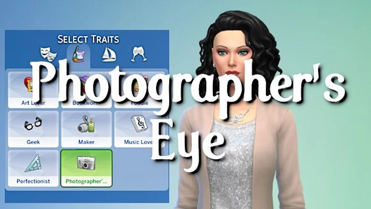 The Sims 4 — Rasgo de carácter: fotógrafo nato