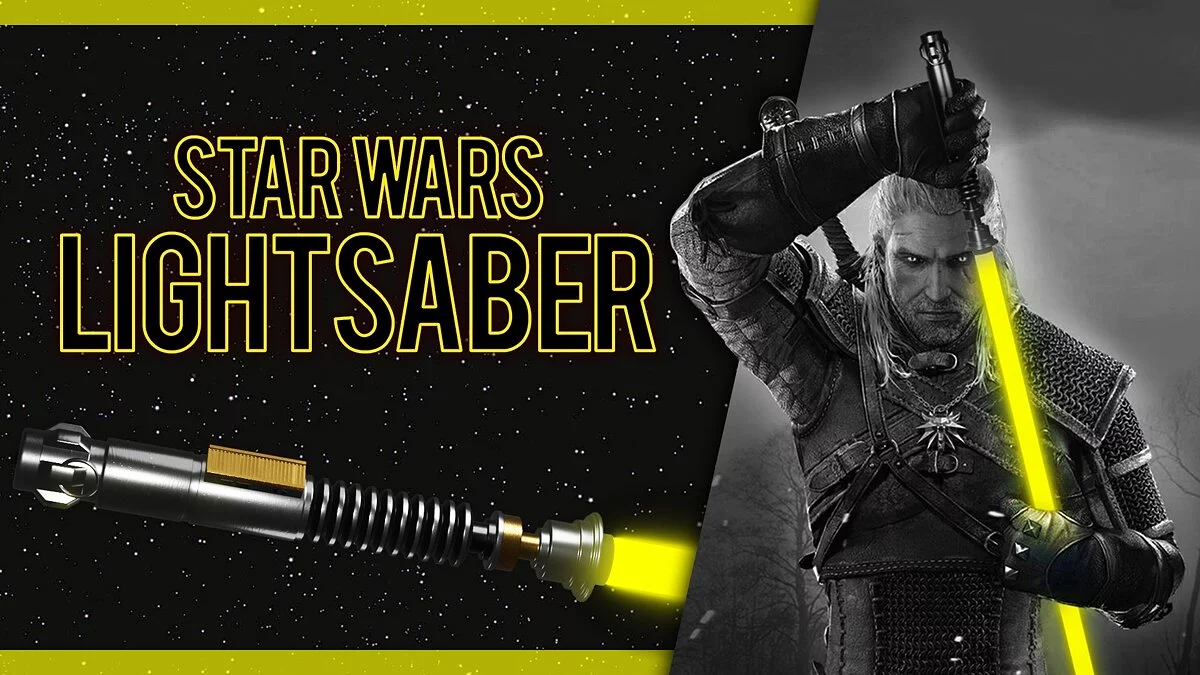 The Witcher 3: Wild Hunt - Complete Edition — Espada láser de la película "Star Wars"