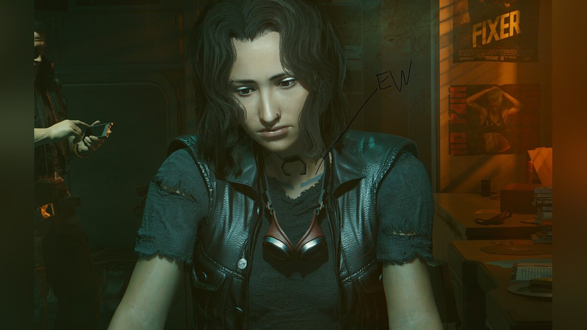 Cyberpunk 2077 — Removing gray texture in photo mode