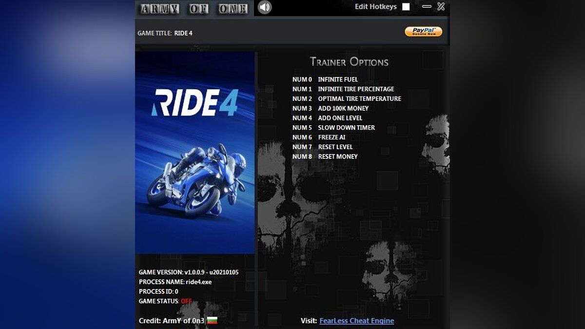 Ride 4 — Trainer (+9) [1.0.0.9]