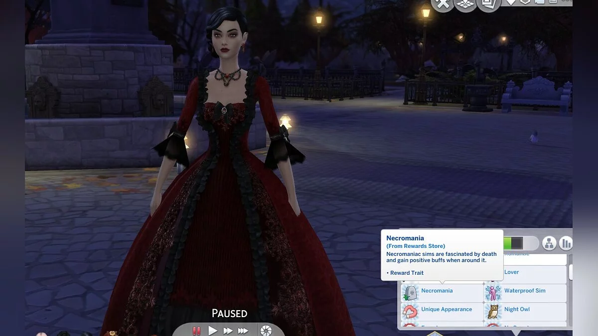The Sims 4 — Характеристика характеру - некроманія