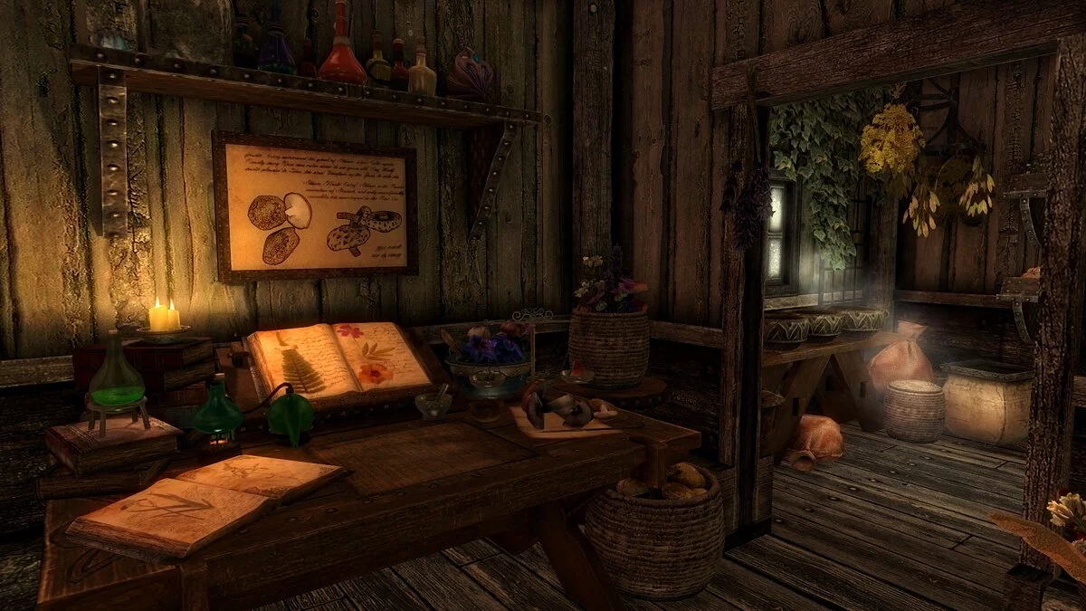 Elder Scrolls 5: Skyrim Special Edition — Уютный домик для писателя
