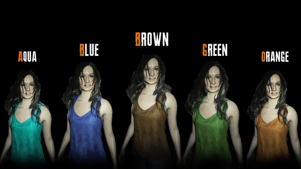 Resident Evil 7 Biohazard — Зміна кольорів для Мії