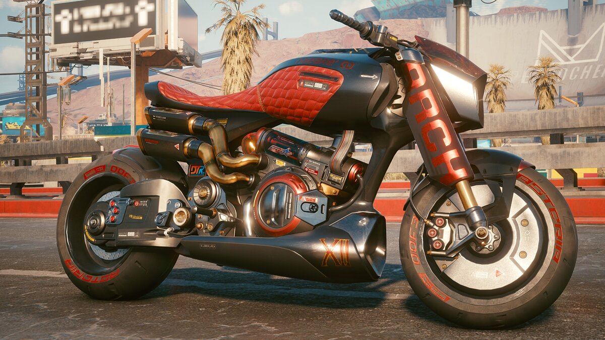 Cyberpunk 2077 — Jackie's motorcycle tuning