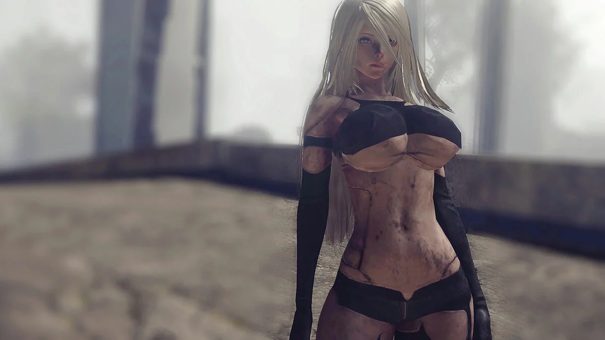 NieR:Automata Game of the YoRHA Edition — A2 with big breasts