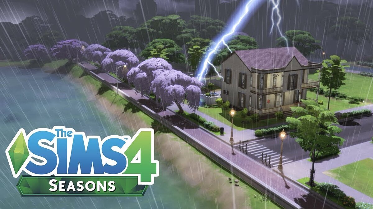 The Sims 4 — Only children run into the house in bad weather (01/22/2021)