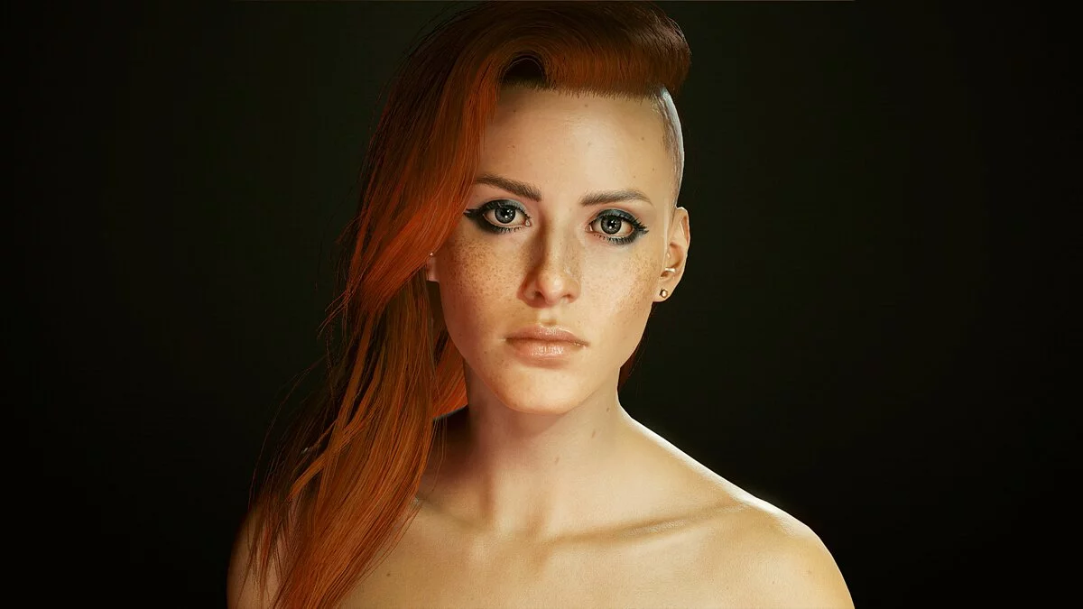 Cyberpunk 2077 — Red-haired transgender V