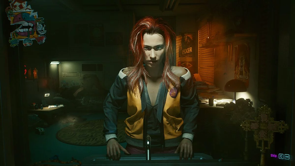 Cyberpunk 2077 — Цвет волос Черной вдовы из фильма «Мстители. Финал»