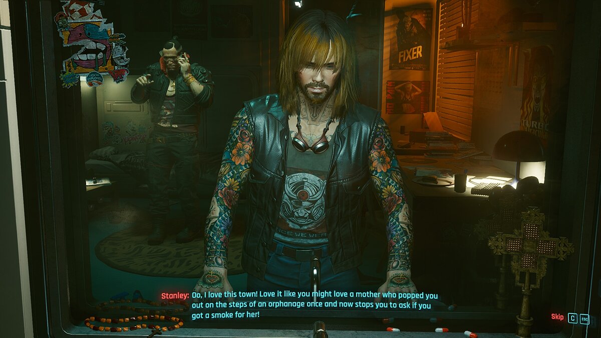 Cyberpunk 2077 — Sleeve tattoo for man V