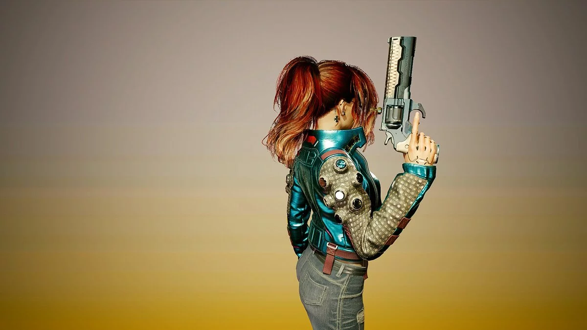 Cyberpunk 2077 — Прическа хвостик