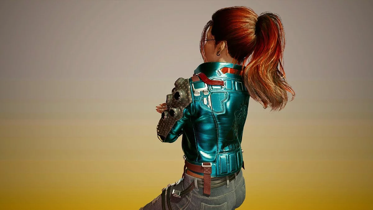 Cyberpunk 2077 — Прическа хвостик