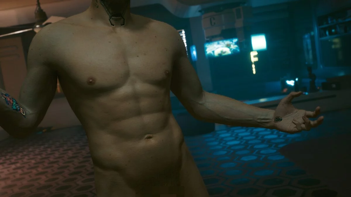 Cyberpunk 2077 — Realistic male body