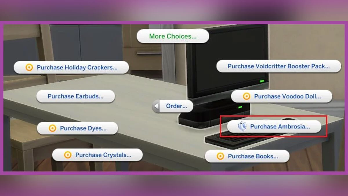 The Sims 4 — Можливість купити амброзію