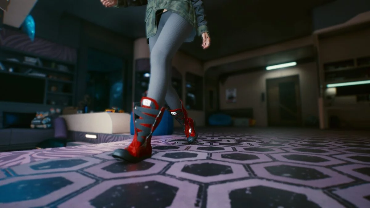 Cyberpunk 2077 — New winter boots