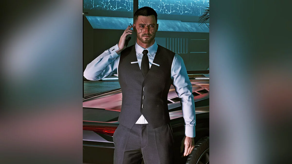 Cyberpunk 2077 — Красивый парень Ви