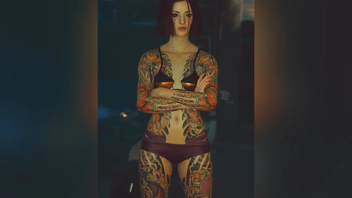 Cyberpunk 2077 — Татуировка тигровый коготь