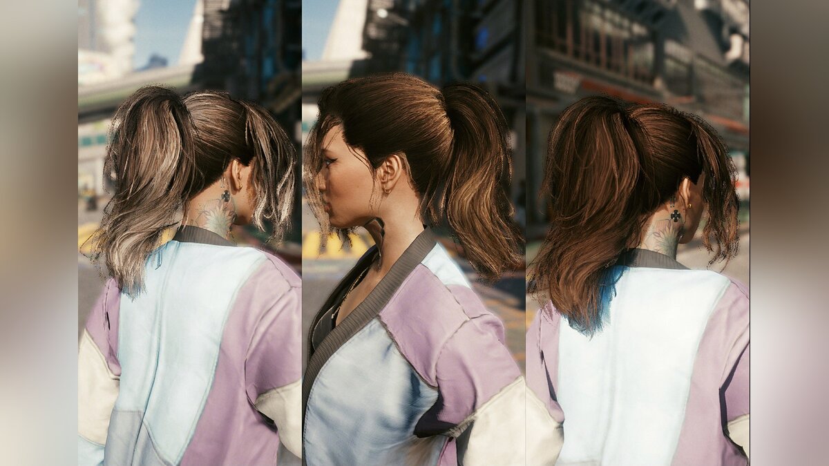 Cyberpunk 2077 — Natural hair colors