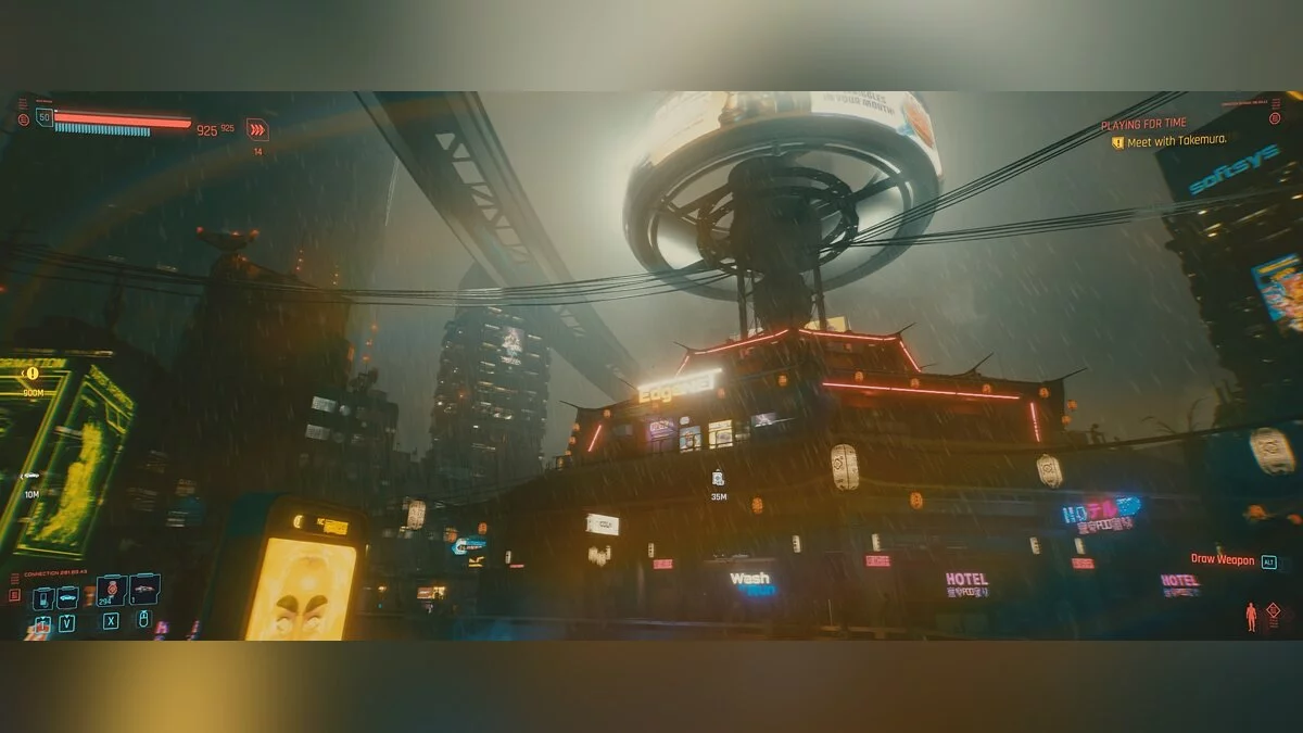 Cyberpunk 2077 — Кінематографічне освітлення