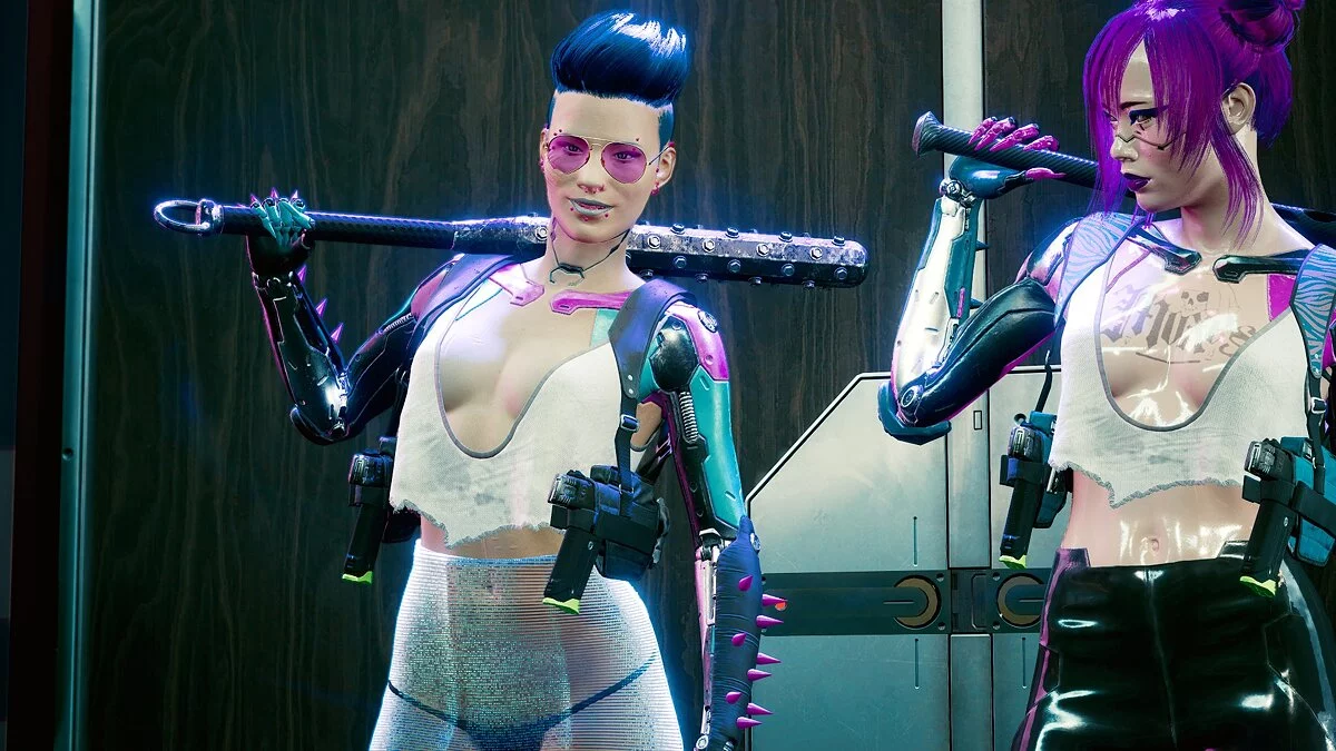 Cyberpunk 2077 — Diferentes versiones de manos de gorila.