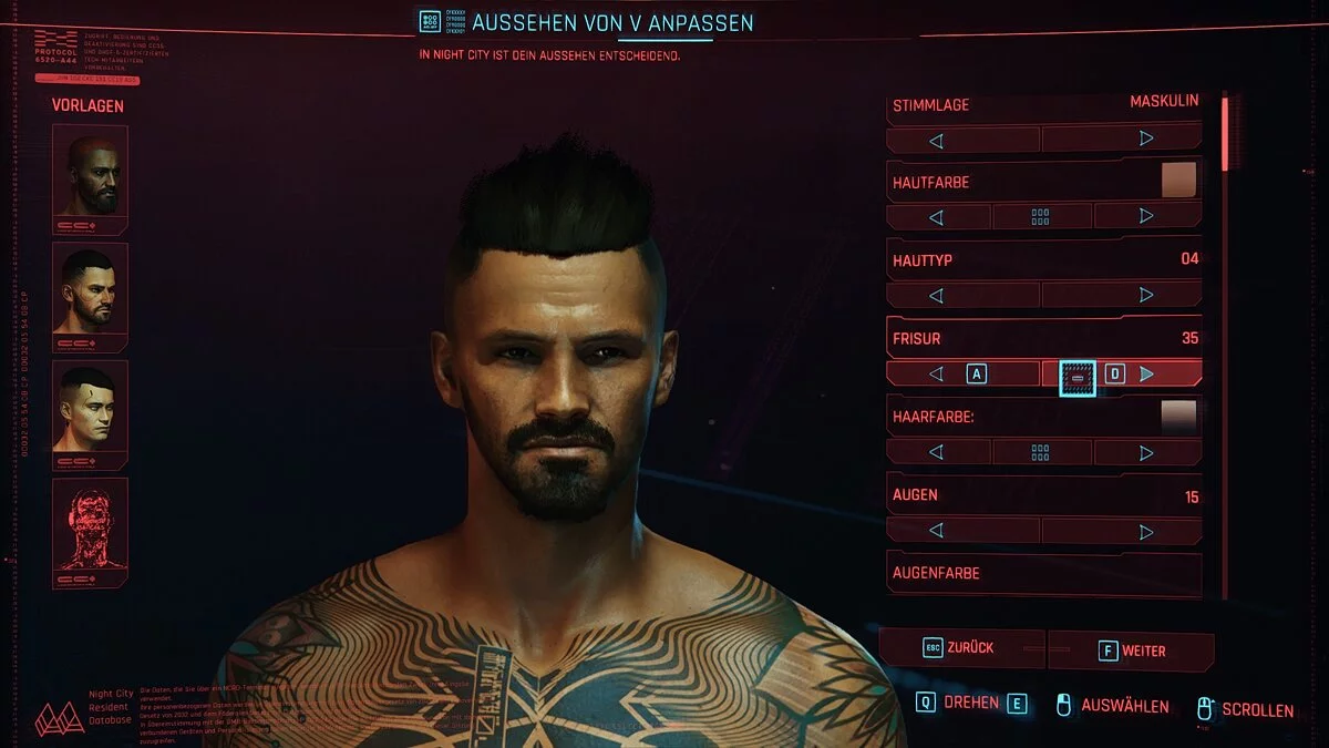 Cyberpunk 2077 — Replacing standard tattoos