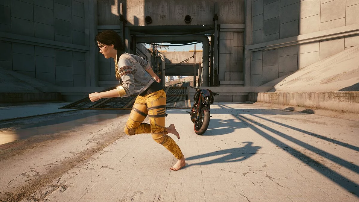 Cyberpunk 2077 — Сексуальные ступни девушки Ви