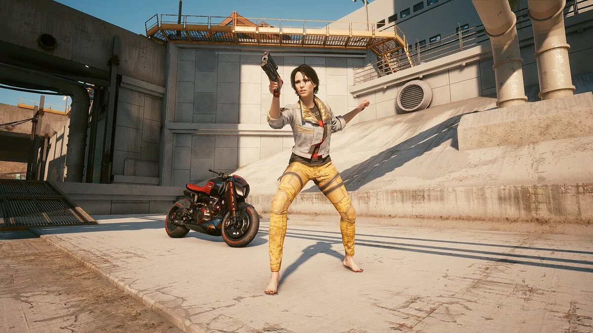 Cyberpunk 2077 — Сексуальные ступни девушки Ви