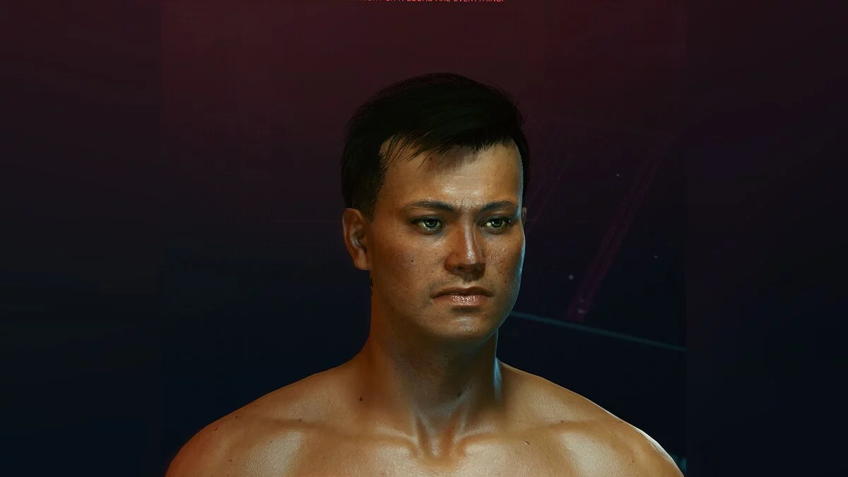 Cyberpunk 2077 — Азиатский мужчина Ви